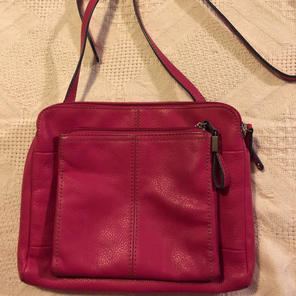 Tignanello hot pink crossbody